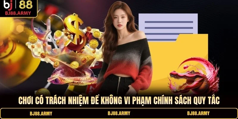 Chơi có trách nhiệm để không vi phạm chính sách quy tắc